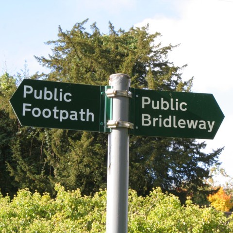 Public Footpath And Bridleway
